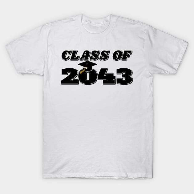Class of 2043 T-Shirt by Mookle